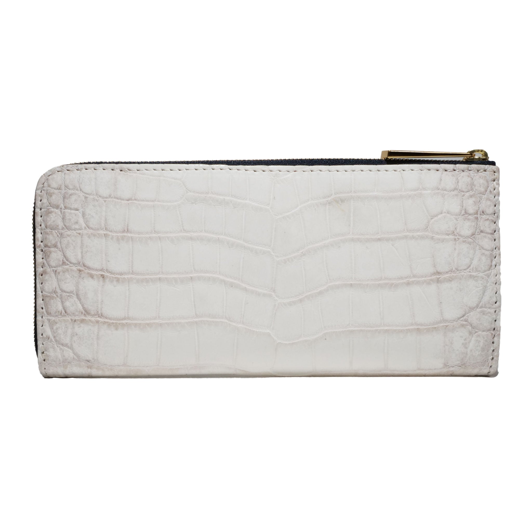 L-shaped zipper long wallet