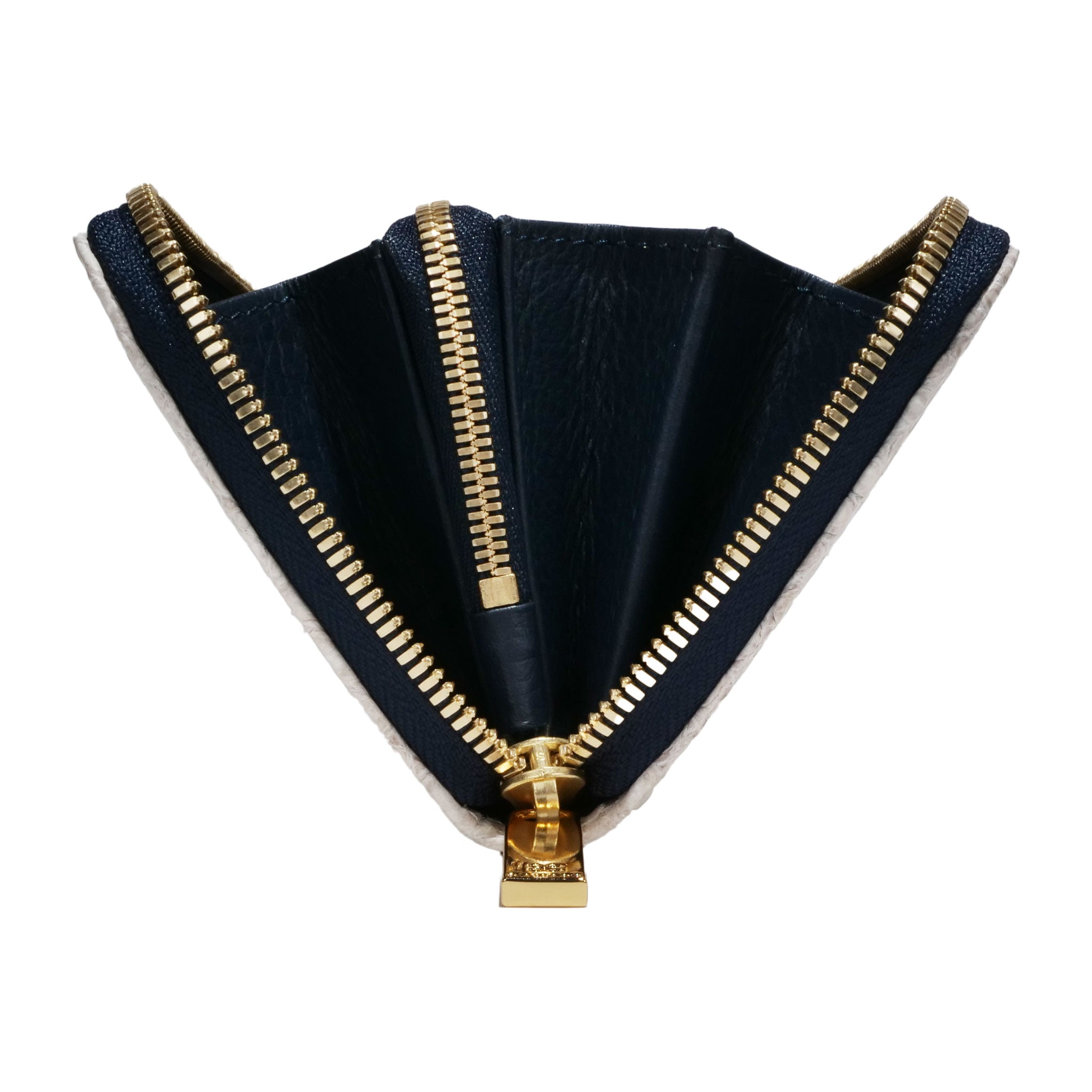 Round zipper long wallet