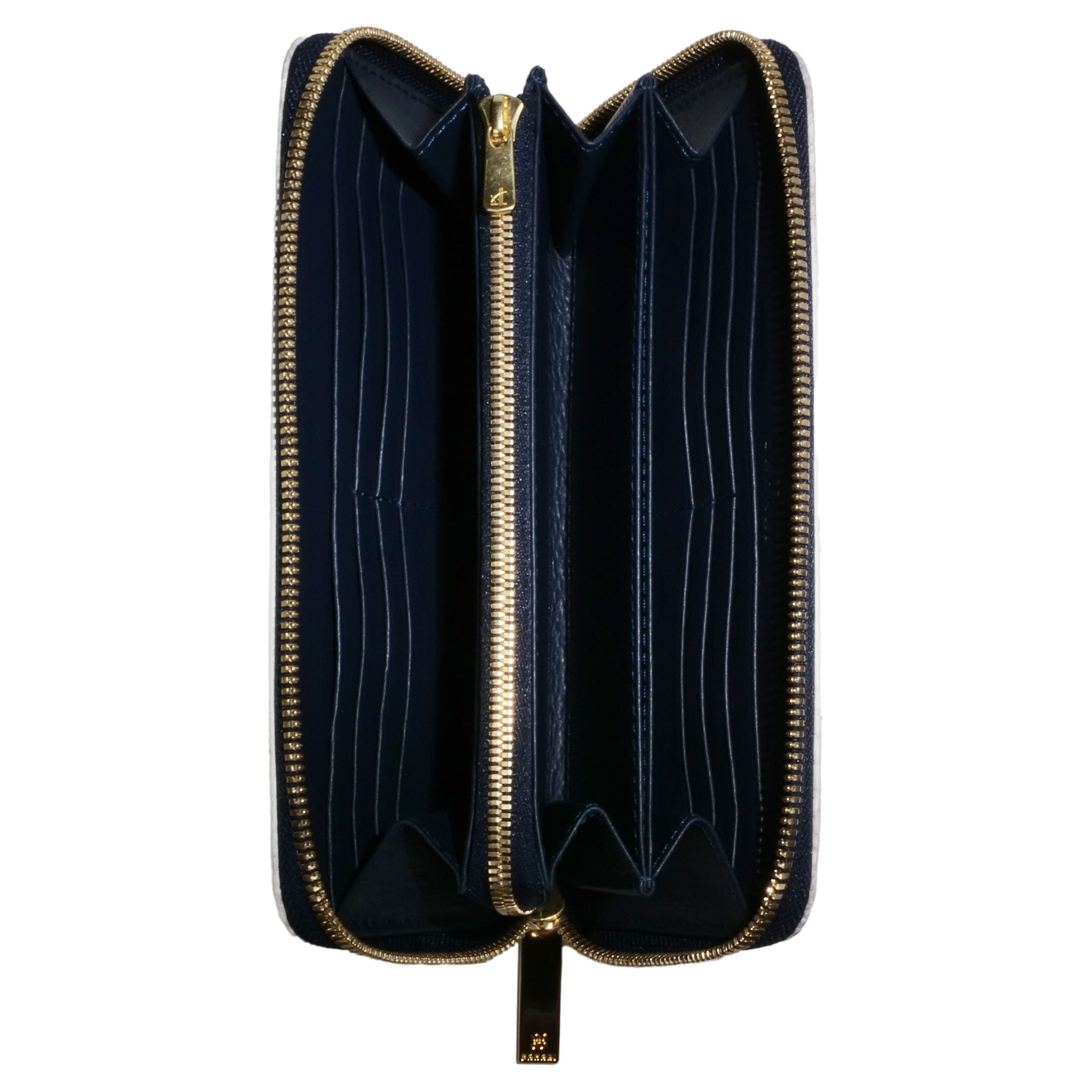 Round zipper long wallet