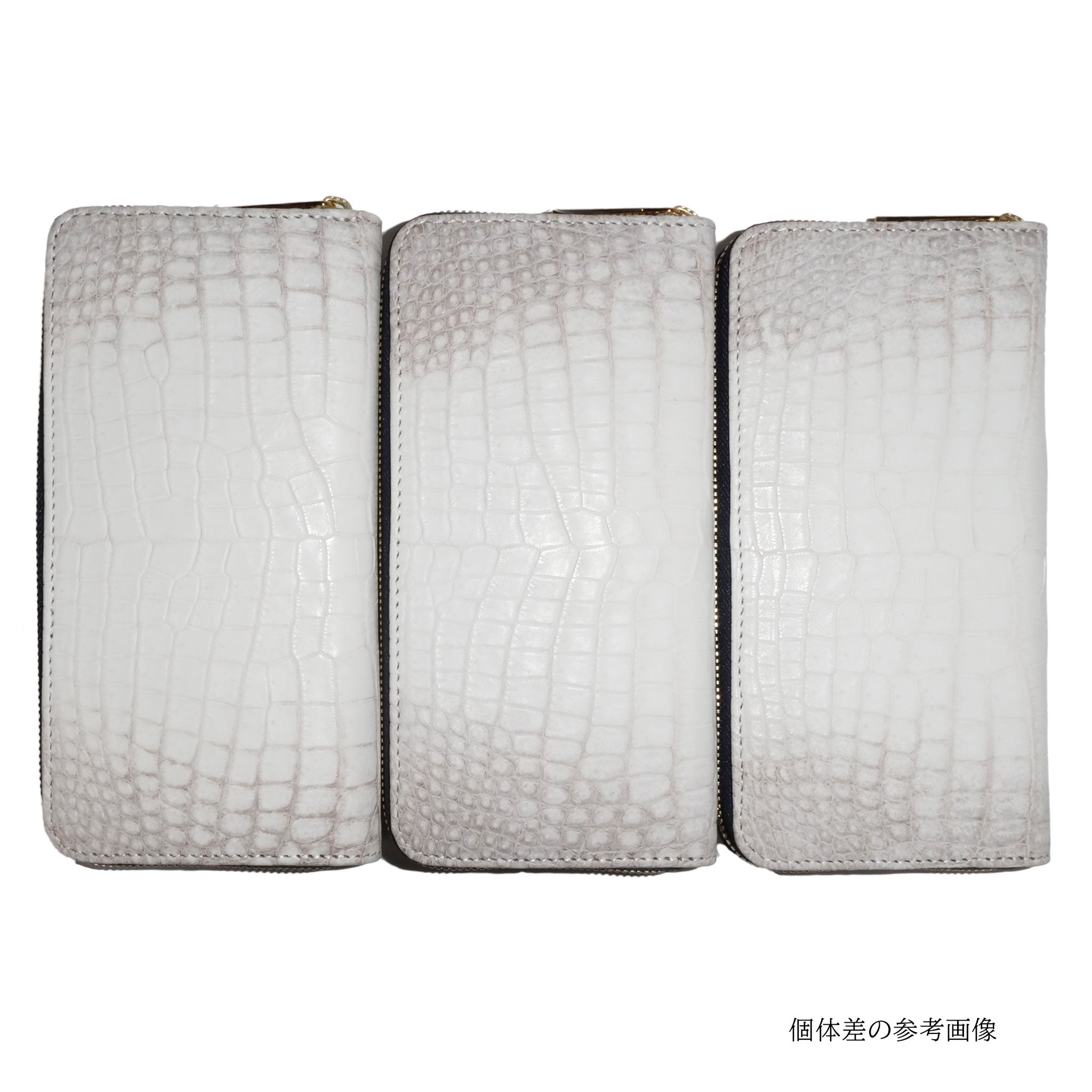 Round zipper long wallet